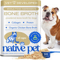 Bone Broth for Dogs and Cats – Dog Bone Broth Powder for Dog Food Topper for Picky Eaters – Cat and Dog Broth - Dog Gravy Topper for Dry Food – Chicken Broth for Dogs and Cast – 11.5 Oz